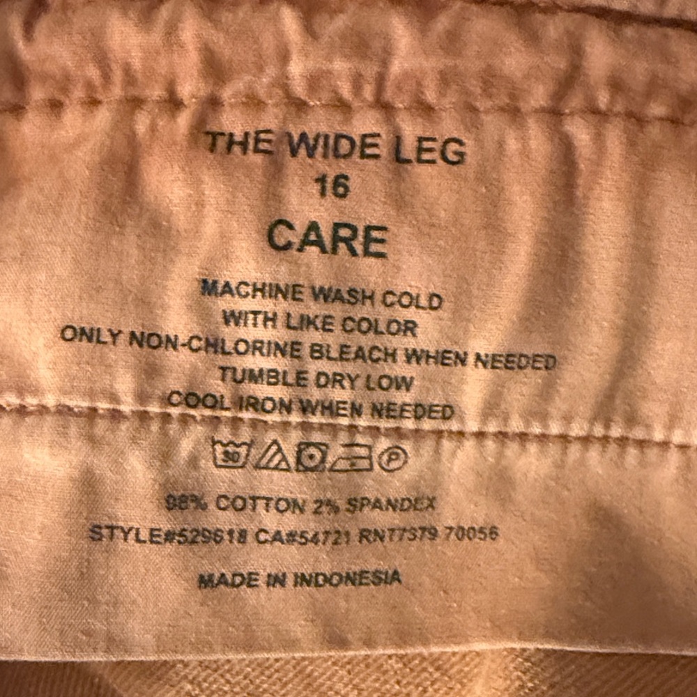 Ann Taylor Terracotta Wide Leg Pants - Picture 4 of 6